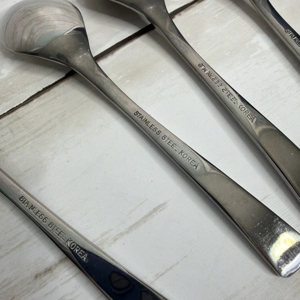 Vintage Stainless Steel Korea Espresso Spoons